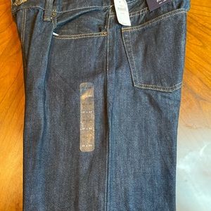 NWT Gap Denim Straight Leg Jeans - Navy Wash; 31x30.